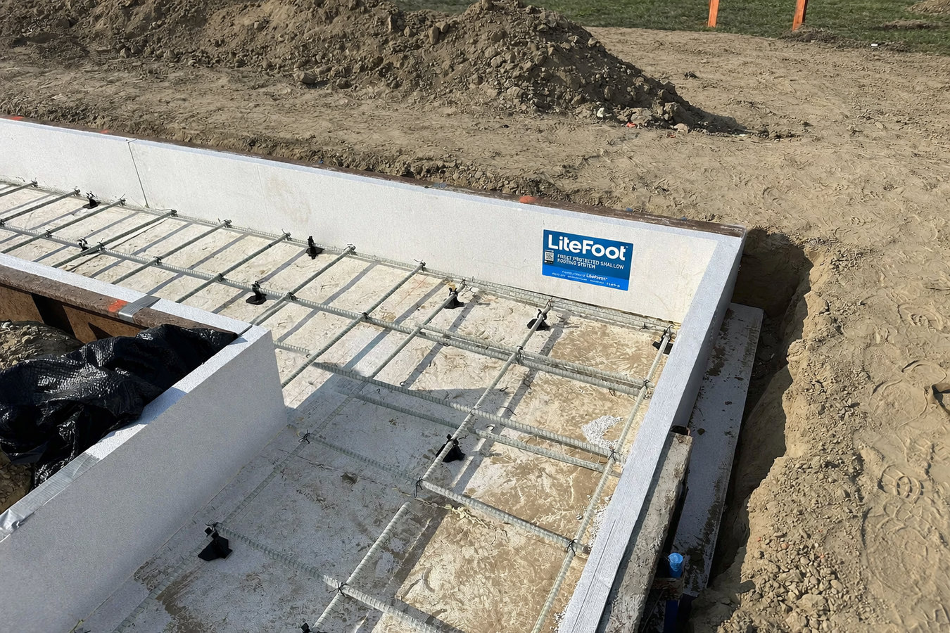 Concrete footings